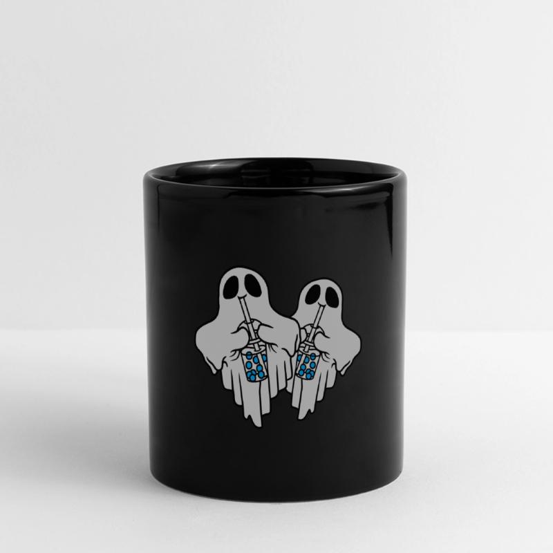 2 Bubble Tea Ghosts Full Colour Panoramic Mug