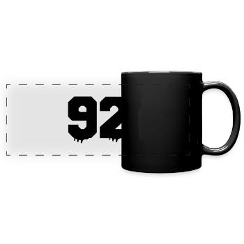 92 - Full Colour Panoramic Mug - black - Front