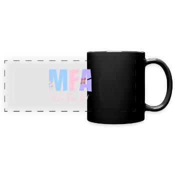 MFA We Fix It Assistant médical - Mug panoramique uni - noir - Devant