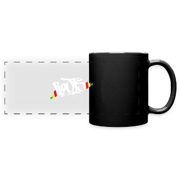 Roots Rasta - Full Colour Panoramic Mug - black - Front