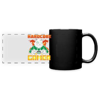 Gamer Gamer Funny DNA - Mug panoramique uni - noir - Devant