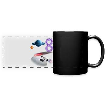 8e anniversaire - Mug panoramique uni - noir - Devant