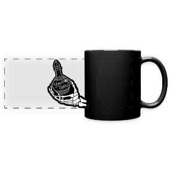 Tränen - Larmes - Traurig - Triste - Augen - Yeux - Mug panoramique uni - noir - Devant