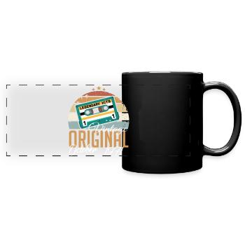 Oktober 1971 Geburtstagsgeschenk 1971 Oktober - Panorama-Tasse farbig - Schwarz - Vorne