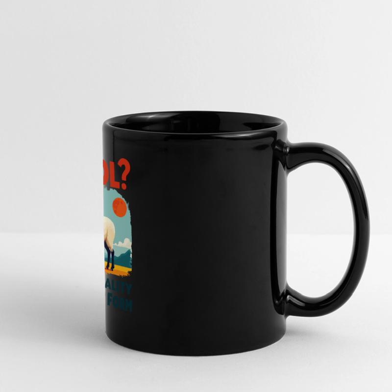 Wool? Functionality Willow? Form - Sheep Full Colour Panoramic Mug