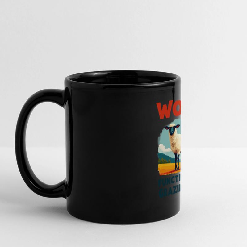 Wool? Functionality Willow? Form - Sheep Full Colour Panoramic Mug