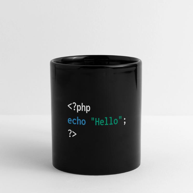 Developer php web humor funny Full Colour Panoramic Mug