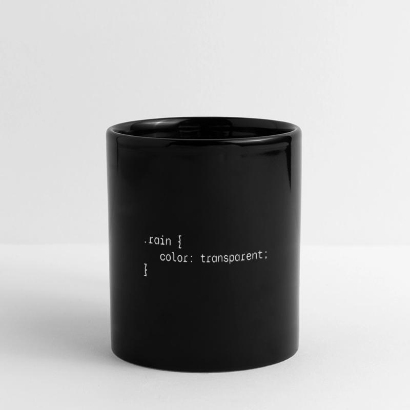 Rain web developer humor funny Full Colour Panoramic Mug