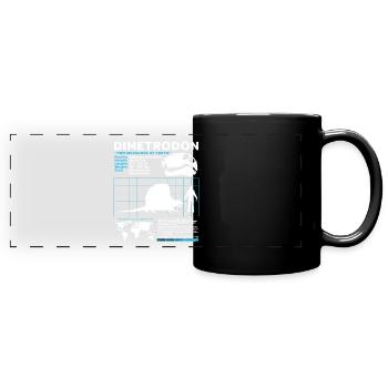 Fiche technique Dimetrodon - Mug panoramique uni - noir - Devant
