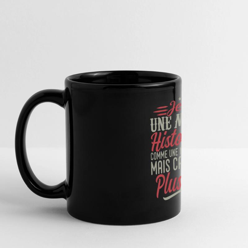 Ich bin eine Historikerin, eine Mutter, ausgesprochen cool Panorama-Tasse farbig