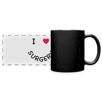 surgeon - Full Colour Panoramic Mug - black - Front