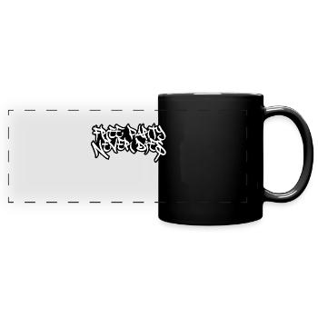 Free Party Never Dies - Full Colour Panoramic Mug - black - Front