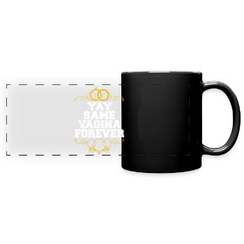 Le marié du marié JGA célèbre un cadeau amusant - Mug panoramique uni - noir - Devant
