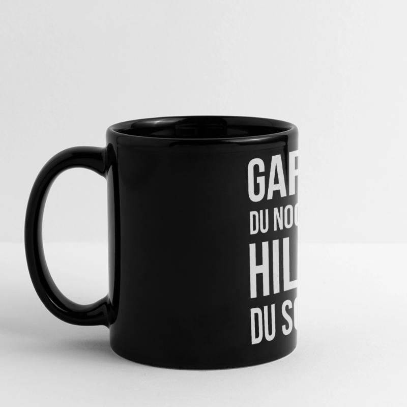Gaffst du noch oder hilfst du schon? Panorama-Tasse farbig