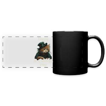 Happy St. Catrick's Day Patty - Full Colour Panoramic Mug - black - Front