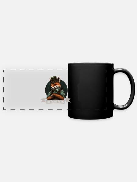 The Foxiest Patrick - Panorama-Tasse farbig - Schwarz