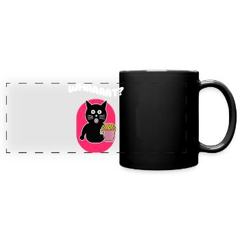 Popcorn Cat Movies Streaming Movie Watch Series - Mug panoramique uni - noir - Devant