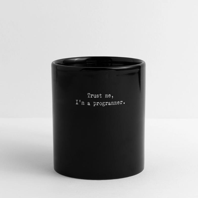 Versprechen Des Programmierers – Panorama-Tasse farbig