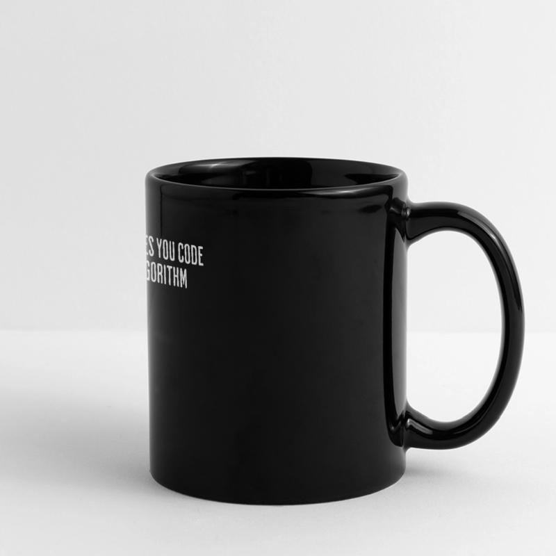 Life's Code, Programmierer-algorithmus - Witziges Panorama-Tasse farbig