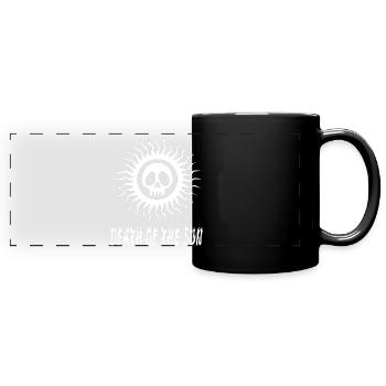 Mort du soleil - Mug panoramique uni - noir - Devant