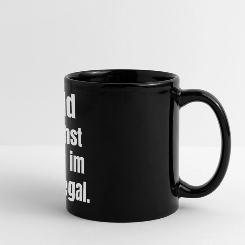 Déclaration farfelue : Pas dans la section réfrigérée Mug panoramique uni
