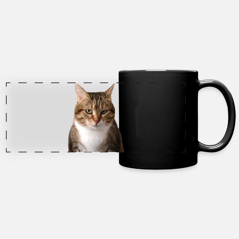 Missty portrait - Full Colour Panoramic Mug - black