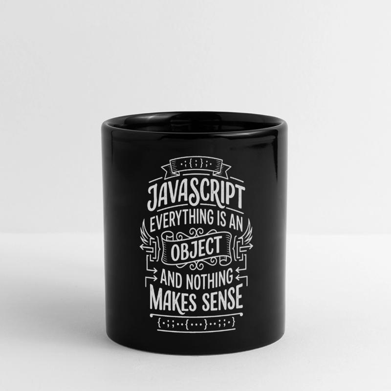 JavaScript: Everything is an object Full Colour Panoramic Mug