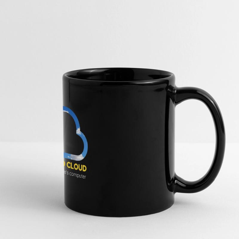 Cloud Computing Geschenk für Software Entwickler Panorama-Tasse farbig