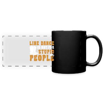 Danseuse en ligne Western Boots Cowboy Western Ta - Mug panoramique uni - noir - Devant