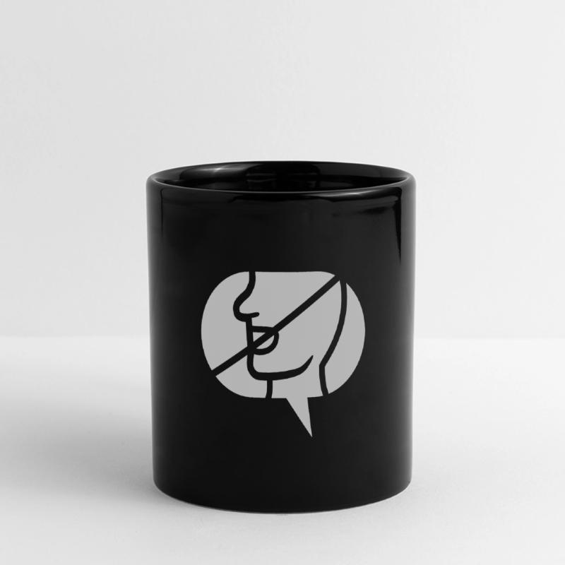 Forbidden Communicate Icon Speech Bubble Full Colour Panoramic Mug