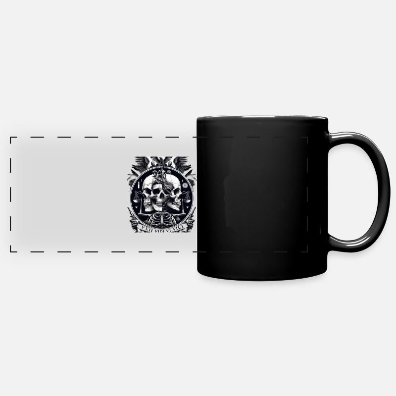 Dead Veni Vidi Vici - Full Colour Panoramic Mug - black