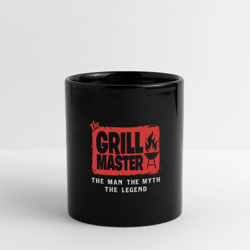 Le dicton culte des grillades Grillmaster BBQ Mug panoramique uni