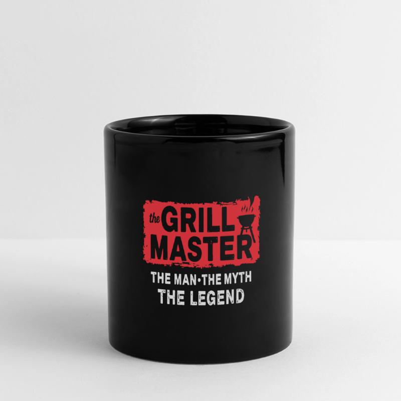 Le dicton culte des grillades Grillmaster BBQ Mug panoramique uni