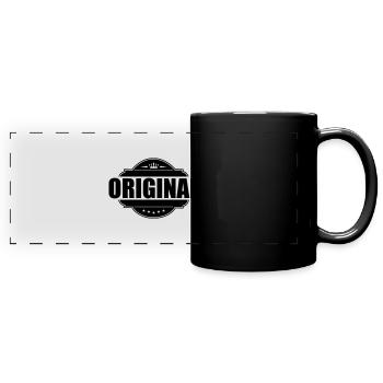 Emblème original - Mug panoramique uni - noir - Devant