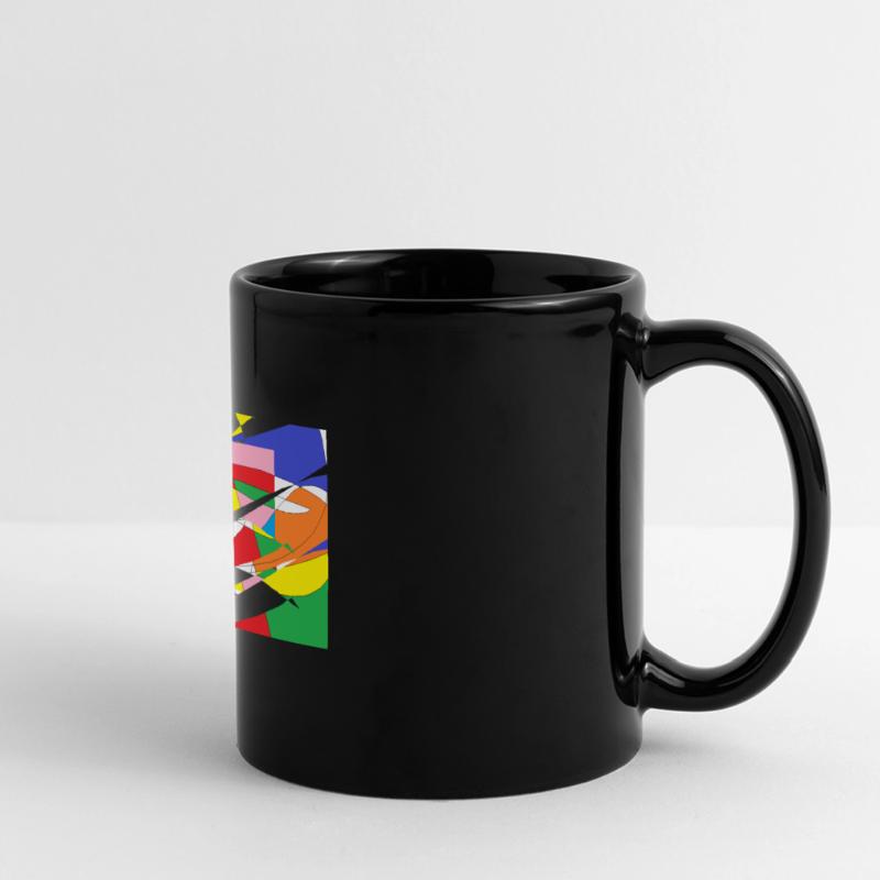 Muster Panorama-Tasse farbig