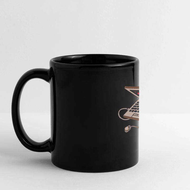 3D Laptop Notebook Computer Mouse PC Keyboard Full Colour Panoramic Mug