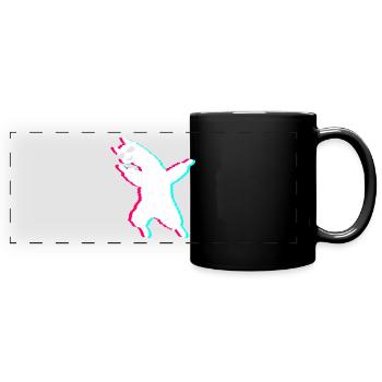 ALPACA ALPAKA - Panorama-Tasse farbig - Schwarz - Vorne