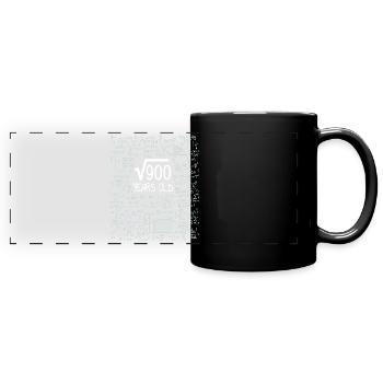 Racine carrée de 900 - 30e anniversaire du Geek Design - Mug panoramique uni - noir - Devant