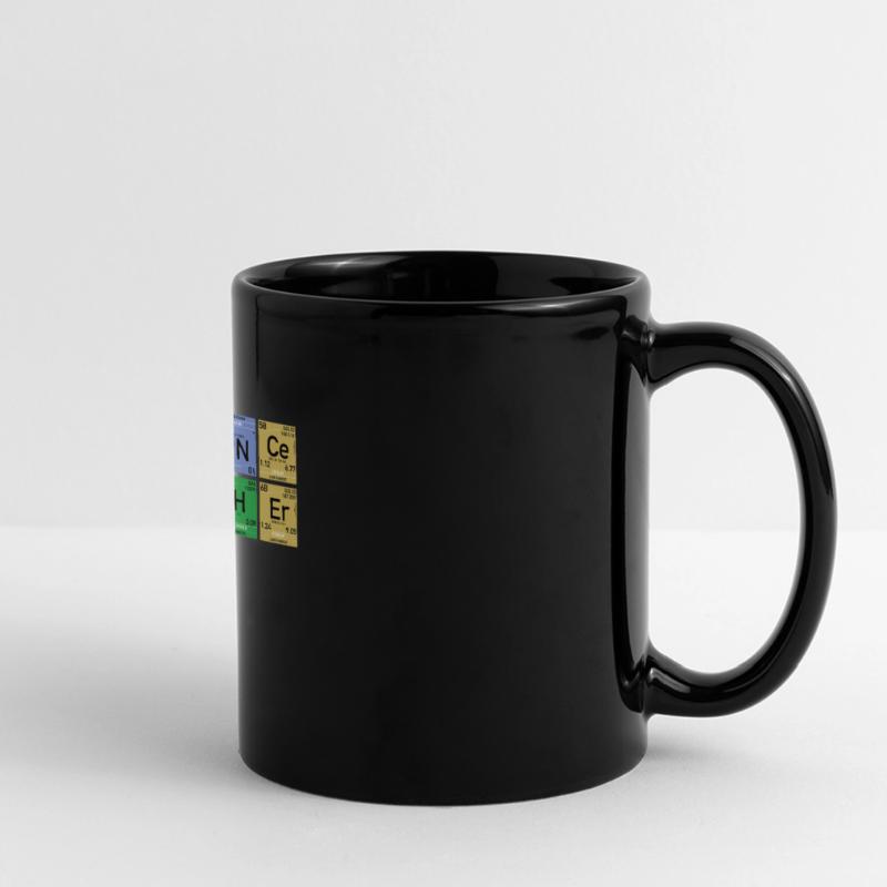 Professeur de sciences Nerd Funny Elements Mug panoramique uni