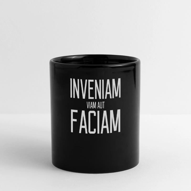 Ich werde entweder einen Weg finden oder ein Latein machen Panorama-Tasse farbig