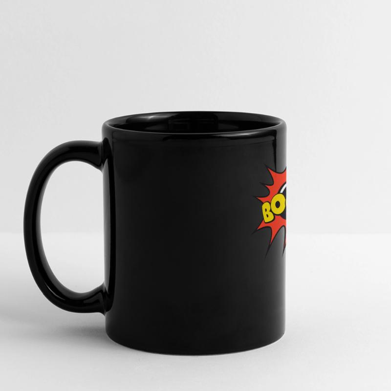 Comic speech bubble speechbubble boom bomb! Full Colour Panoramic Mug