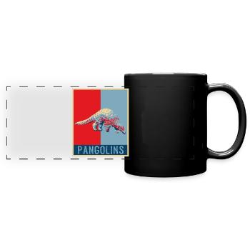 Pangolin gift pangolin tshirt pangolin - Full Colour Panoramic Mug - black - Front