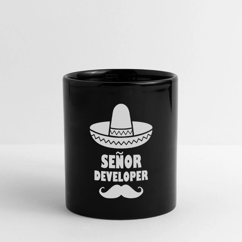 Señor developer Programming Informatique Cadeau Mug panoramique uni