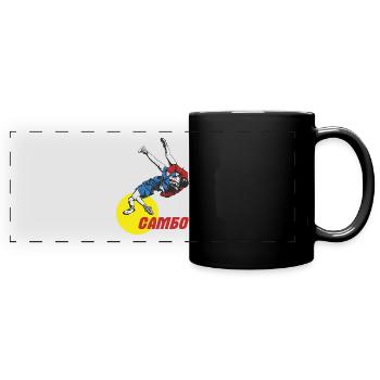 Sambo Arts Martiaux Athlètes Lutte URSS - Mug panoramique uni - noir - Devant