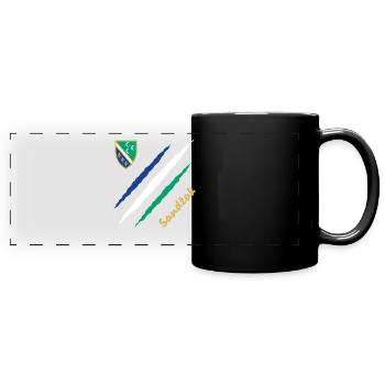 Sandzak Sandzaklija Novi Pazar Flagge Geschenk - Panorama-Tasse farbig - Schwarz - Vorne