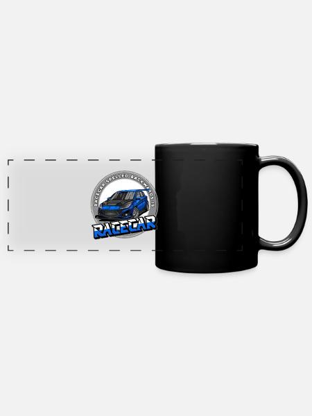 Racing car racing car - Full Colour Panoramic Mug - black
