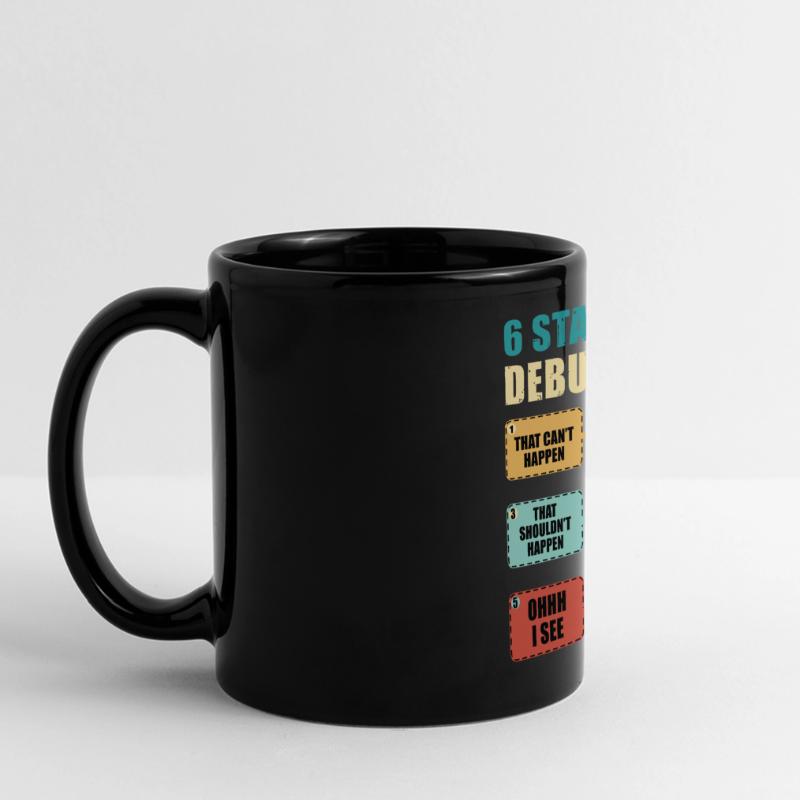 Programming Debugging Funny Programmer Gift Full Colour Panoramic Mug
