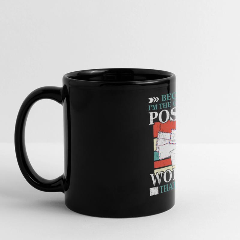 I am the competent postal worker postman Full Colour Panoramic Mug