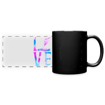 Parkour Free Running Traceur - Panorama-Tasse farbig - Schwarz - Vorne