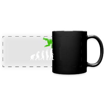 Parkour Free Running Traceur - Panorama-Tasse farbig - Schwarz - Vorne